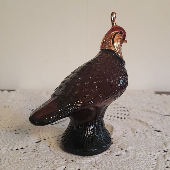 Vintage Avon Quail Glass Decanter - Picture 4 of 7
